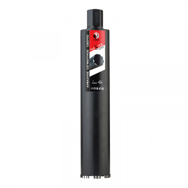 Сверло алмазное сегментное САМС 160x400х12x1,1/4UNC Master Line DIAM